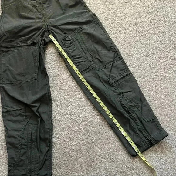 Military Coveralls Flyers Summer Fire Resistant Green 36R Gibraltar Industries - Picture 10 of 16